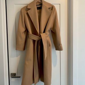 Zara Manteco Camel Coat